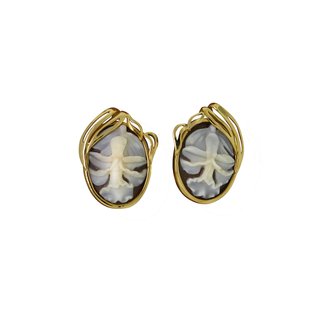 Sobralia Decora Orchid Earrings